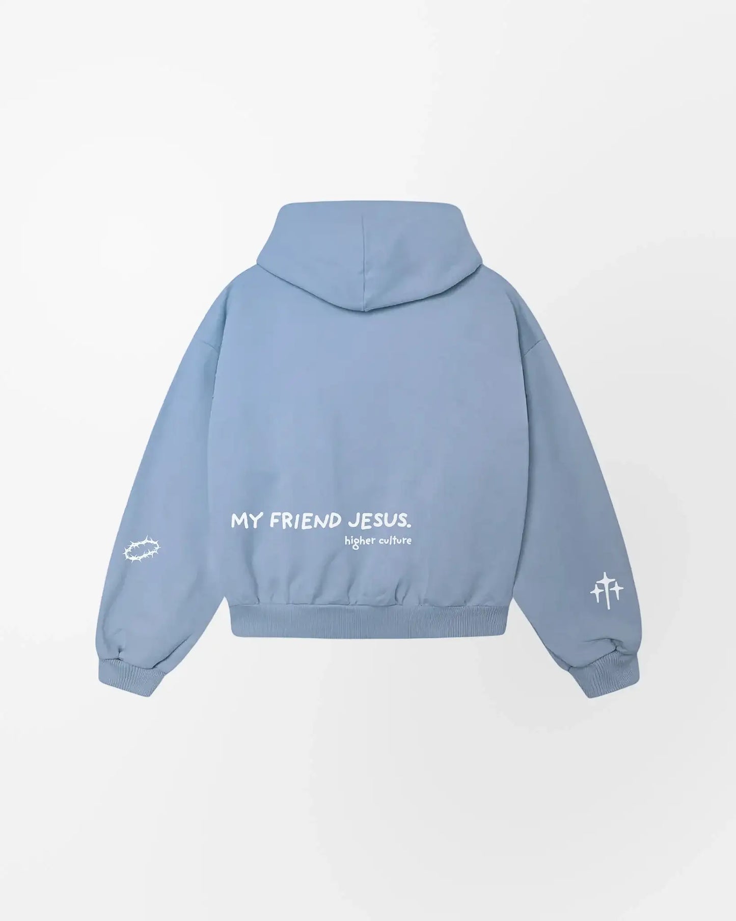My Friend Jesus / Baby Blue Hoodie