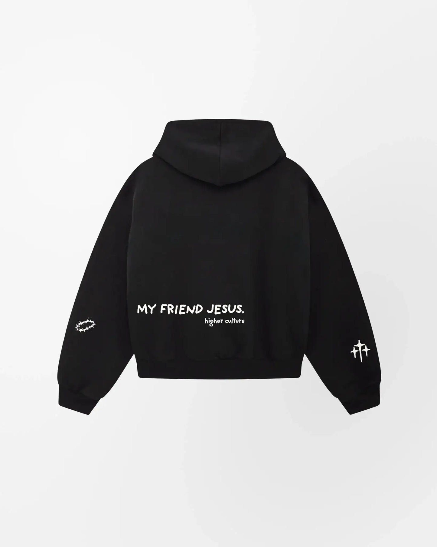 "MY FRIEND JESUS" HOODIE (ONYX)