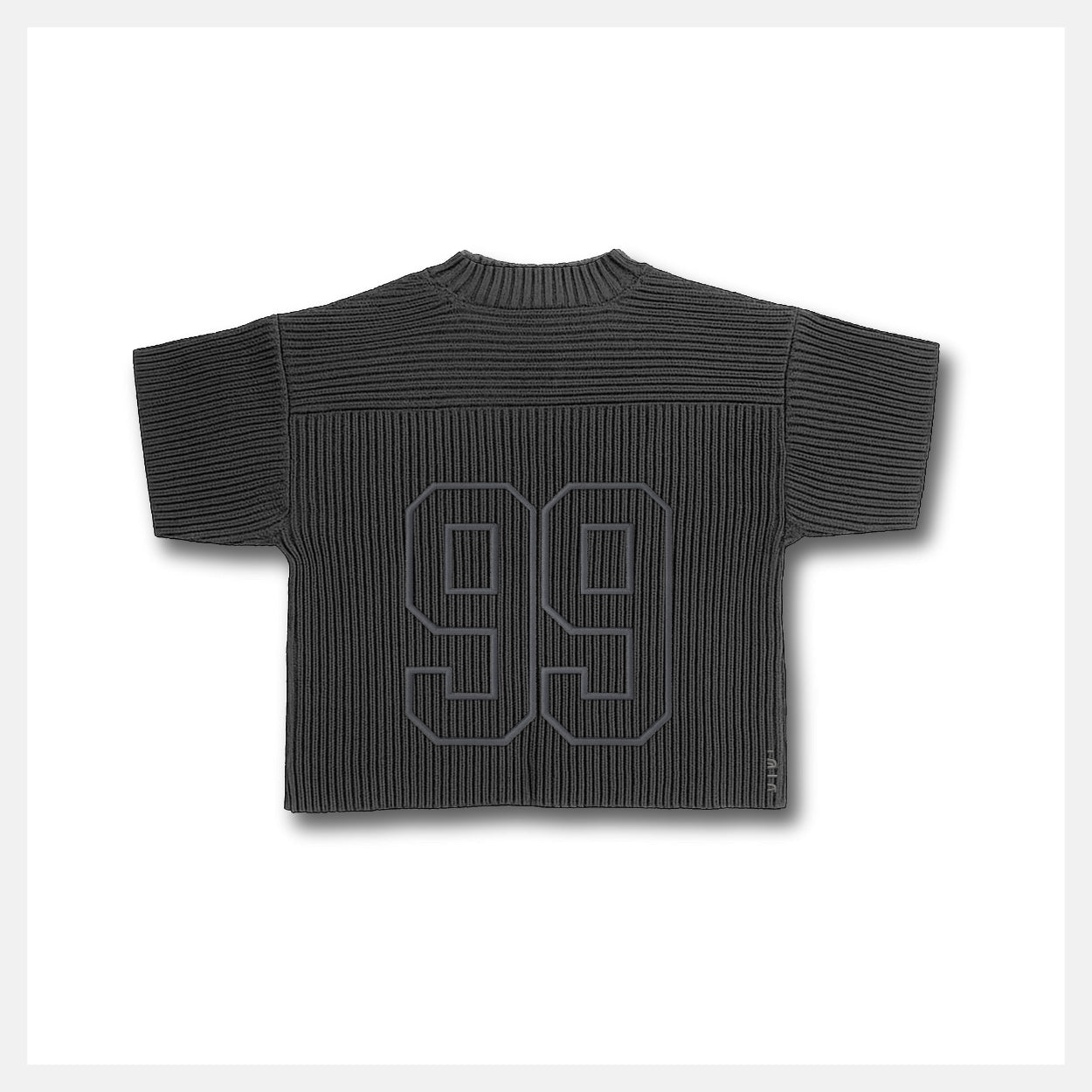 Charcoal Knit Jersey / He Leaves The Ninety Nine