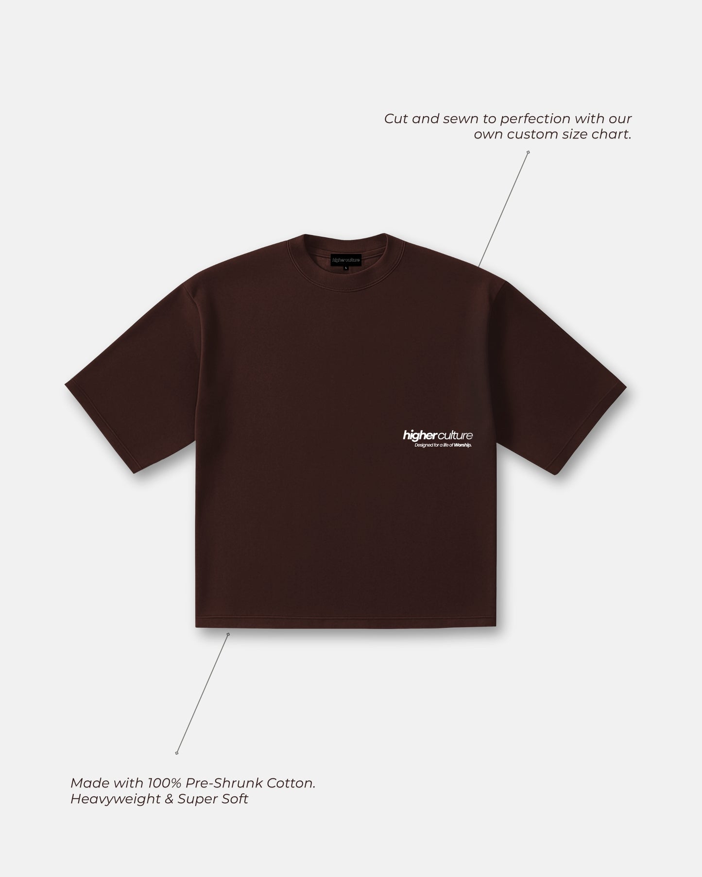 Holy Vibes / Brown Tee