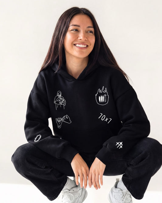 My Friend Jesus / Black Hoodie