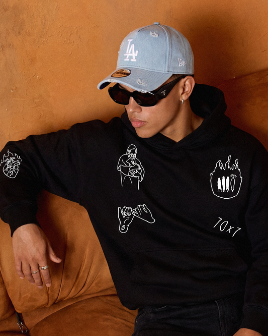 "MY FRIEND JESUS" HOODIE (ONYX)