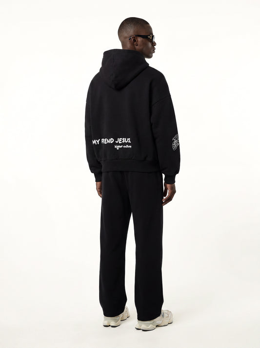 "MY FRIEND JESUS" HOODIE (ONYX)