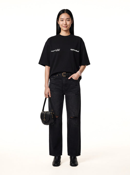 "HOLY VIBES" TEE (BLACK)