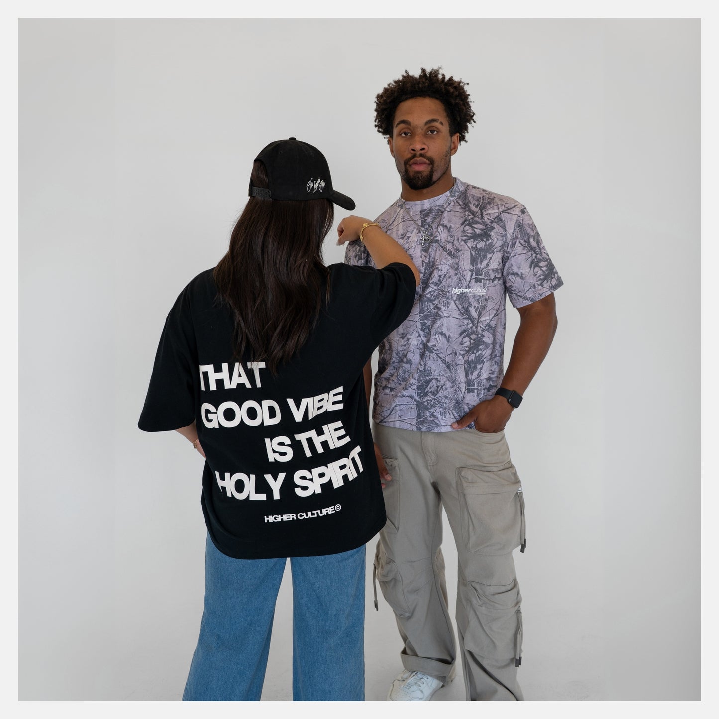 Holy Vibes / Camo Tee