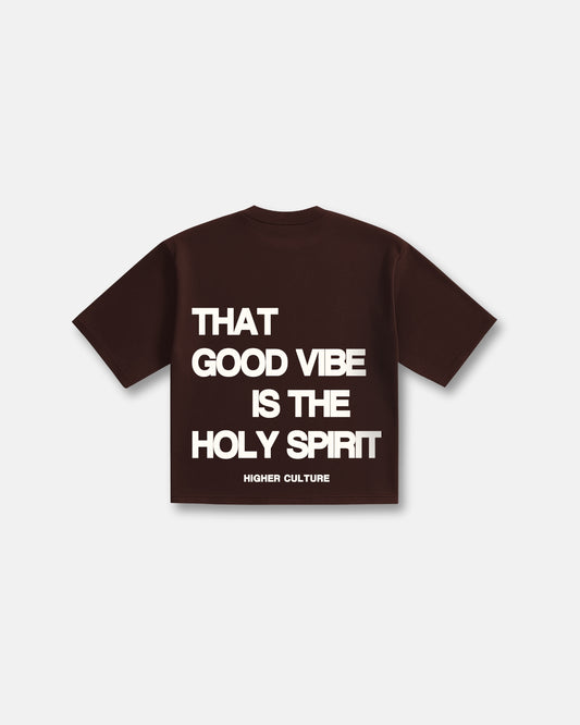 Holy Vibes / Brown Tee