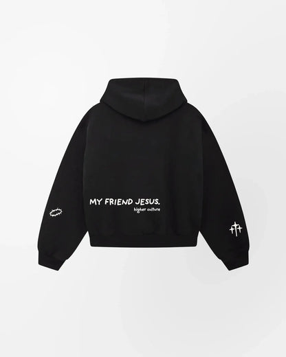 "MY FRIEND JESUS" HOODIE (ONYX)