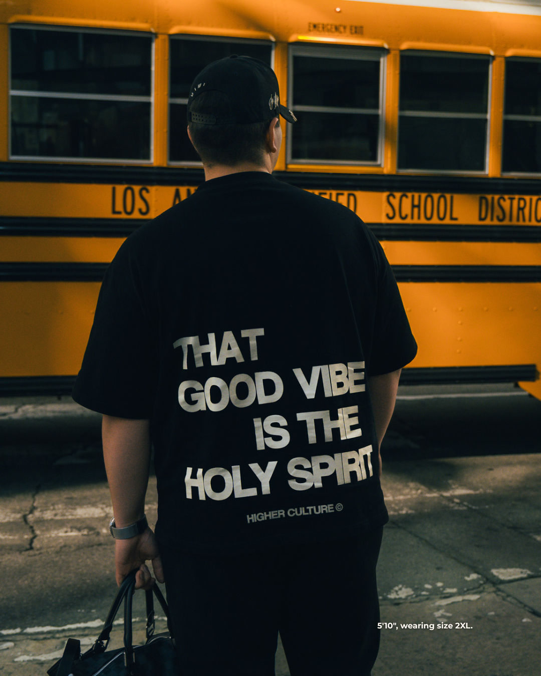 "HOLY VIBES" TEE (BLACK)
