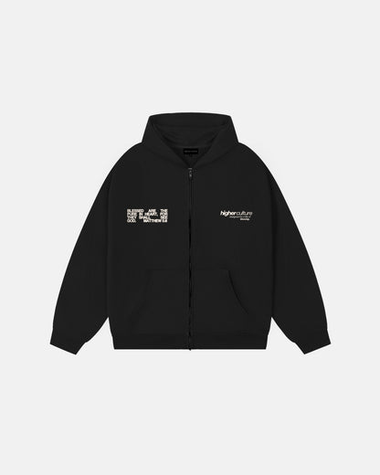 Pure Heart/Black Zip Hoodie