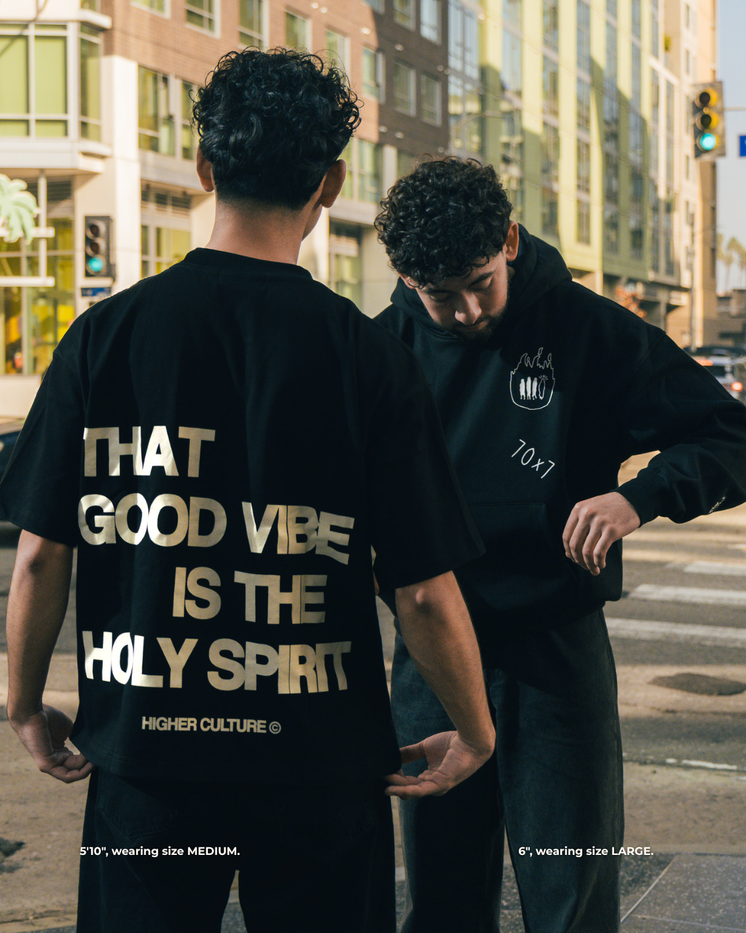 "HOLY VIBES" TEE (BLACK)