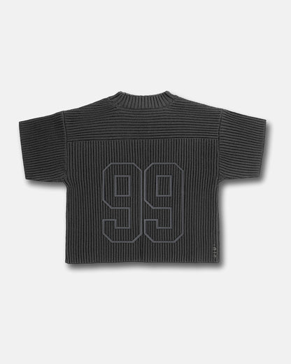 He Leaves The 99 / Charcoal Knit Jersey