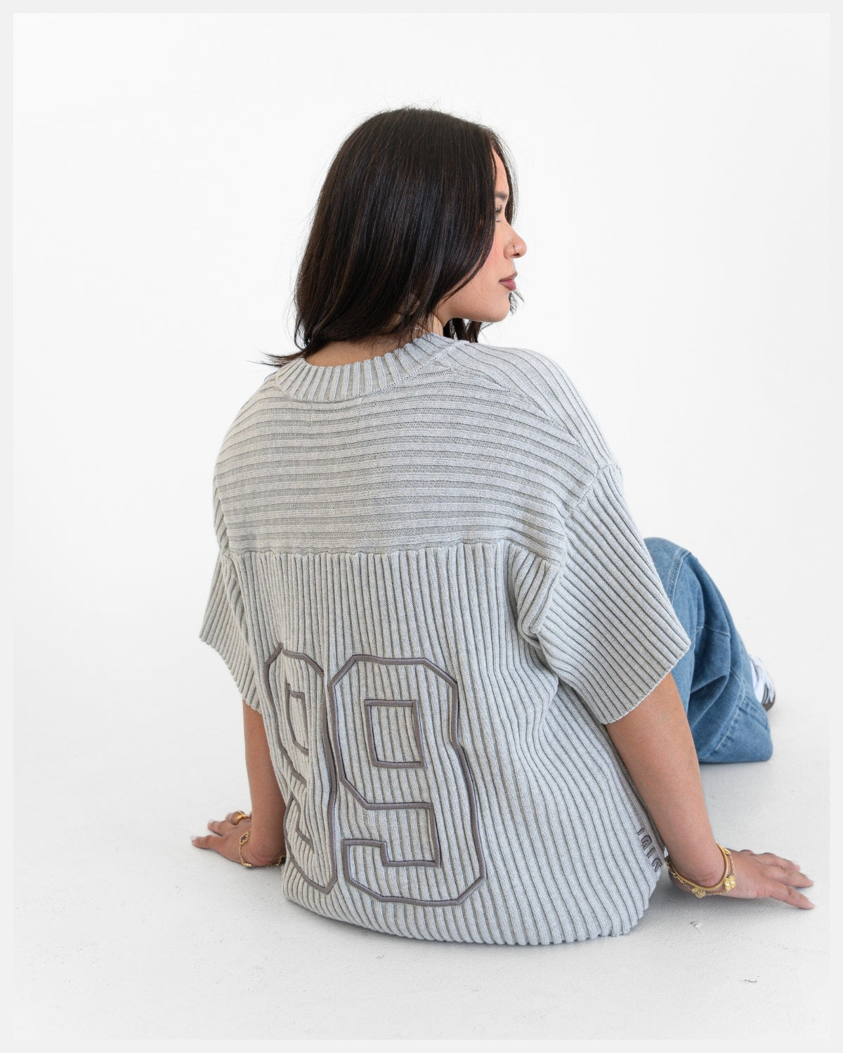 He Leaves The 99 / Bone Knit Jersey