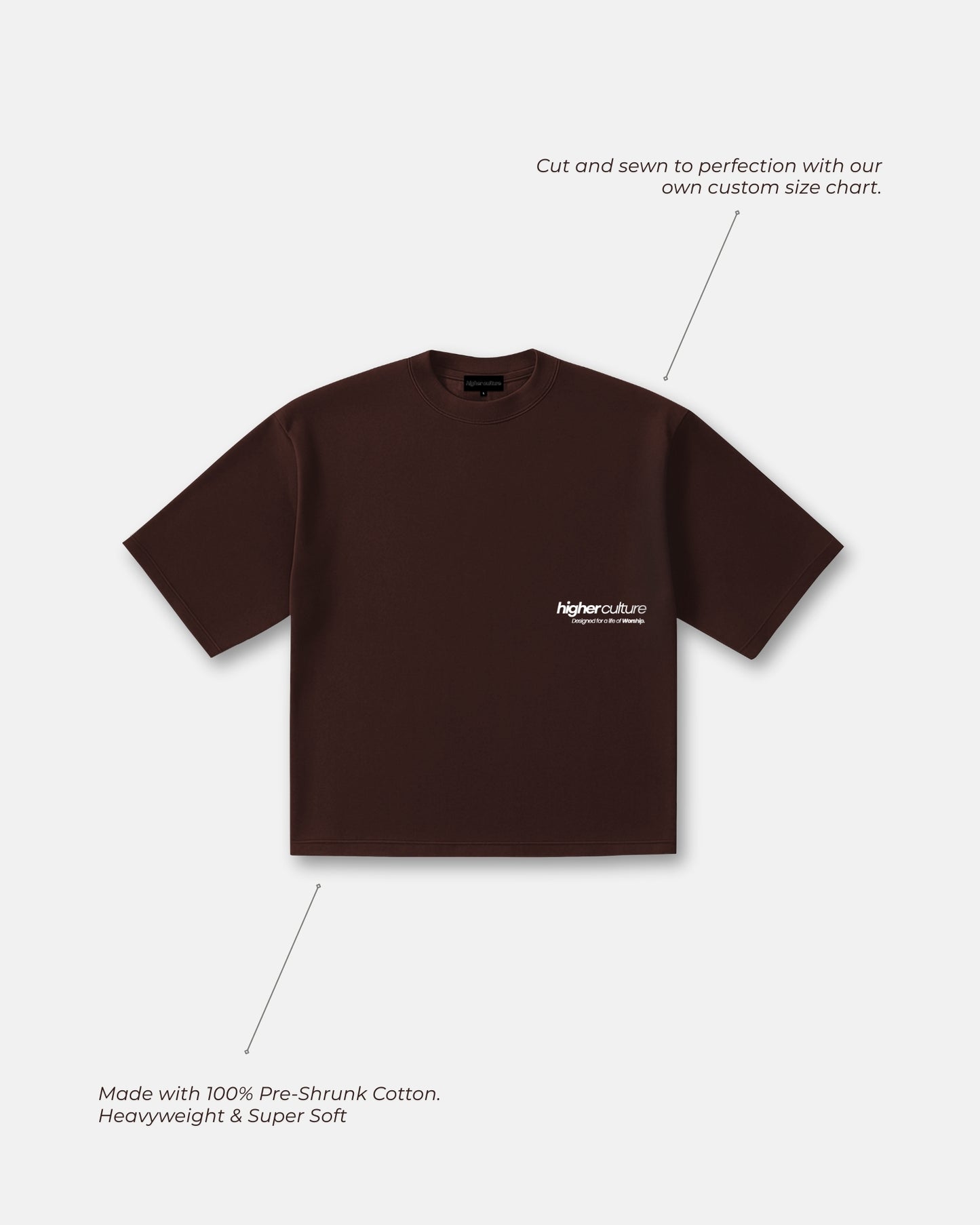 Holy Vibes / Brown Tee