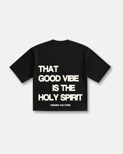 "HOLY VIBES" TEE (BLACK)