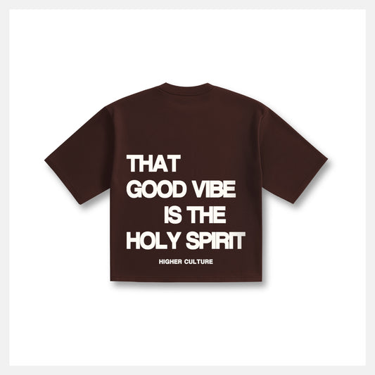 Holy Vibes / Brown Tee