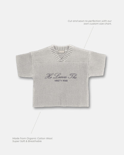 He Leaves The 99 / Bone Knit Jersey