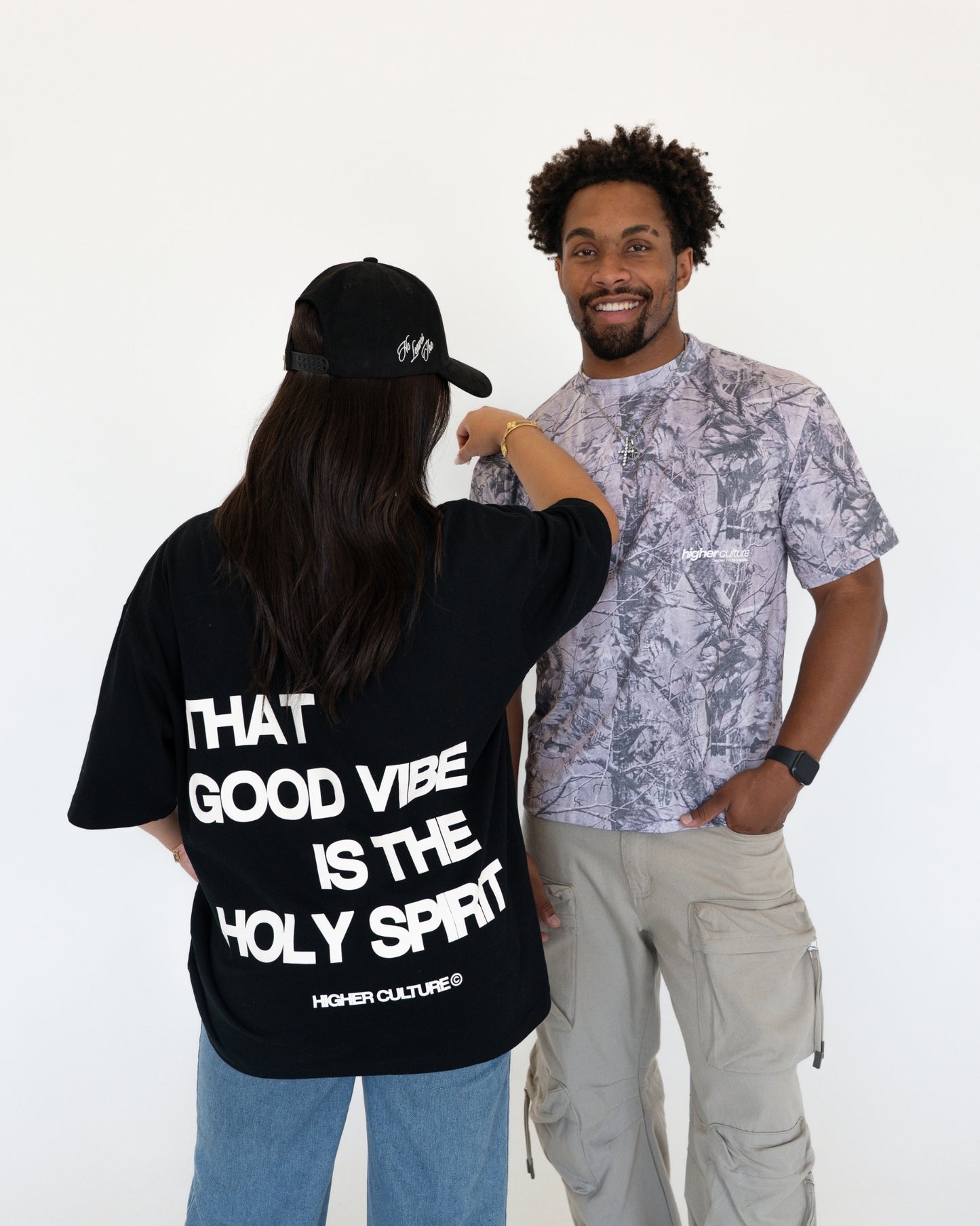 Holy Vibes / Camo Tee