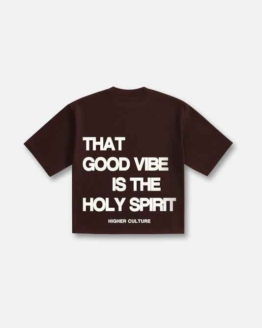 Holy Vibes / Brown Tee