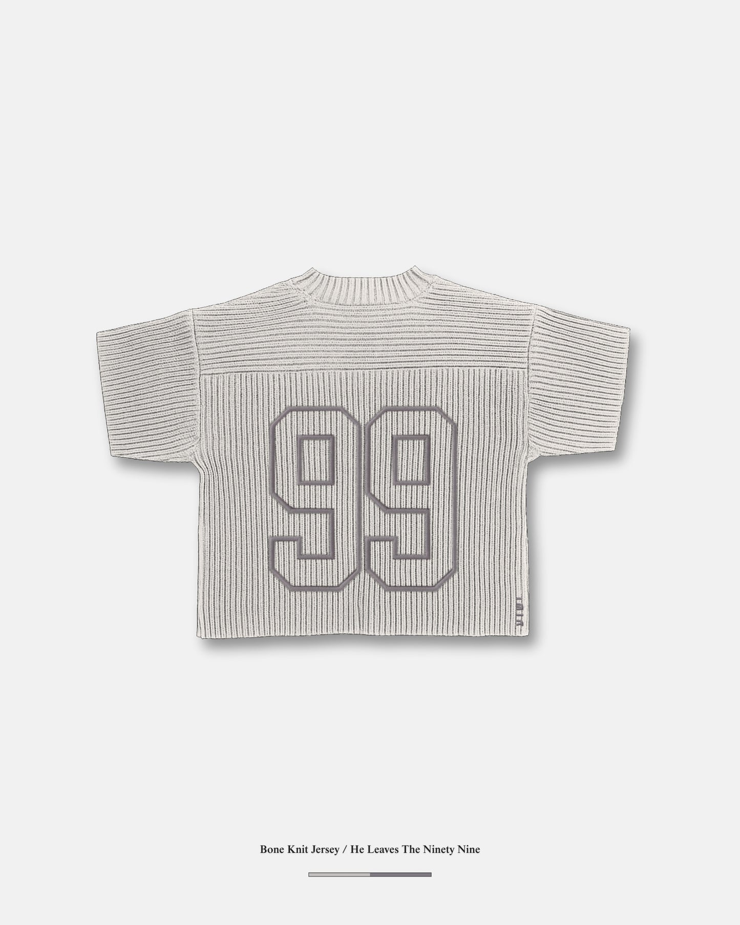 He Leaves The 99 / Bone Knit Jersey