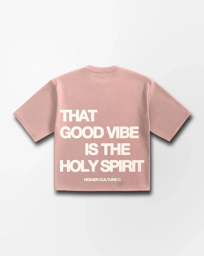 "HOLY VIBES" TEE (GUAVA)