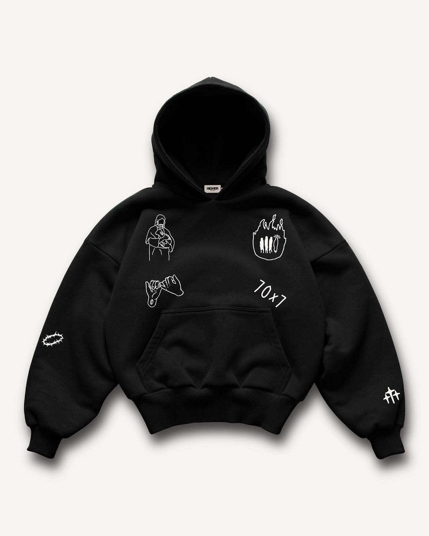 My Friend Jesus / Black Hoodie
