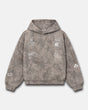 My Friend Jesus camo hoodie by Higher Culture featuring white Christian graphic line art.