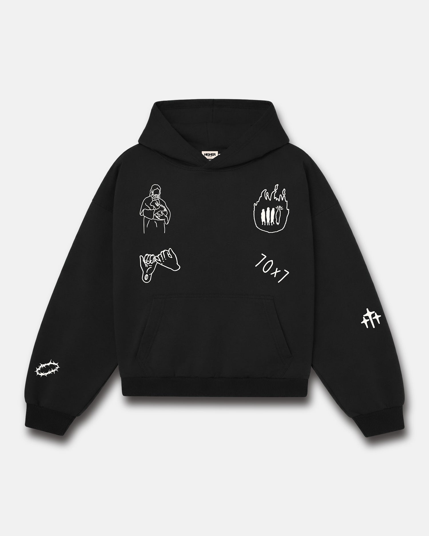 My Friend Jesus / Black Hoodie