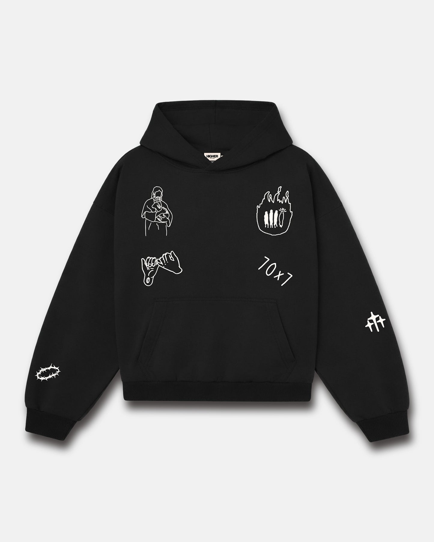My Friend Jesus / Black Hoodie