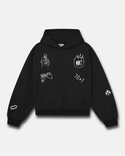 My Friend Jesus / Black Hoodie