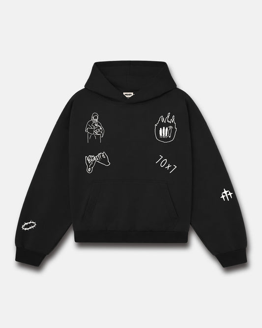 My Friend Jesus / Black Hoodie