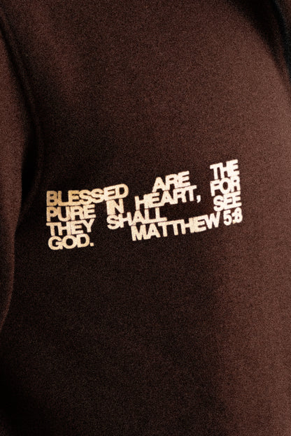 Pure Heart/Brown Zip Hoodie