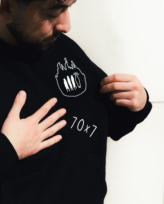 "MY FRIEND JESUS" HOODIE (ONYX)