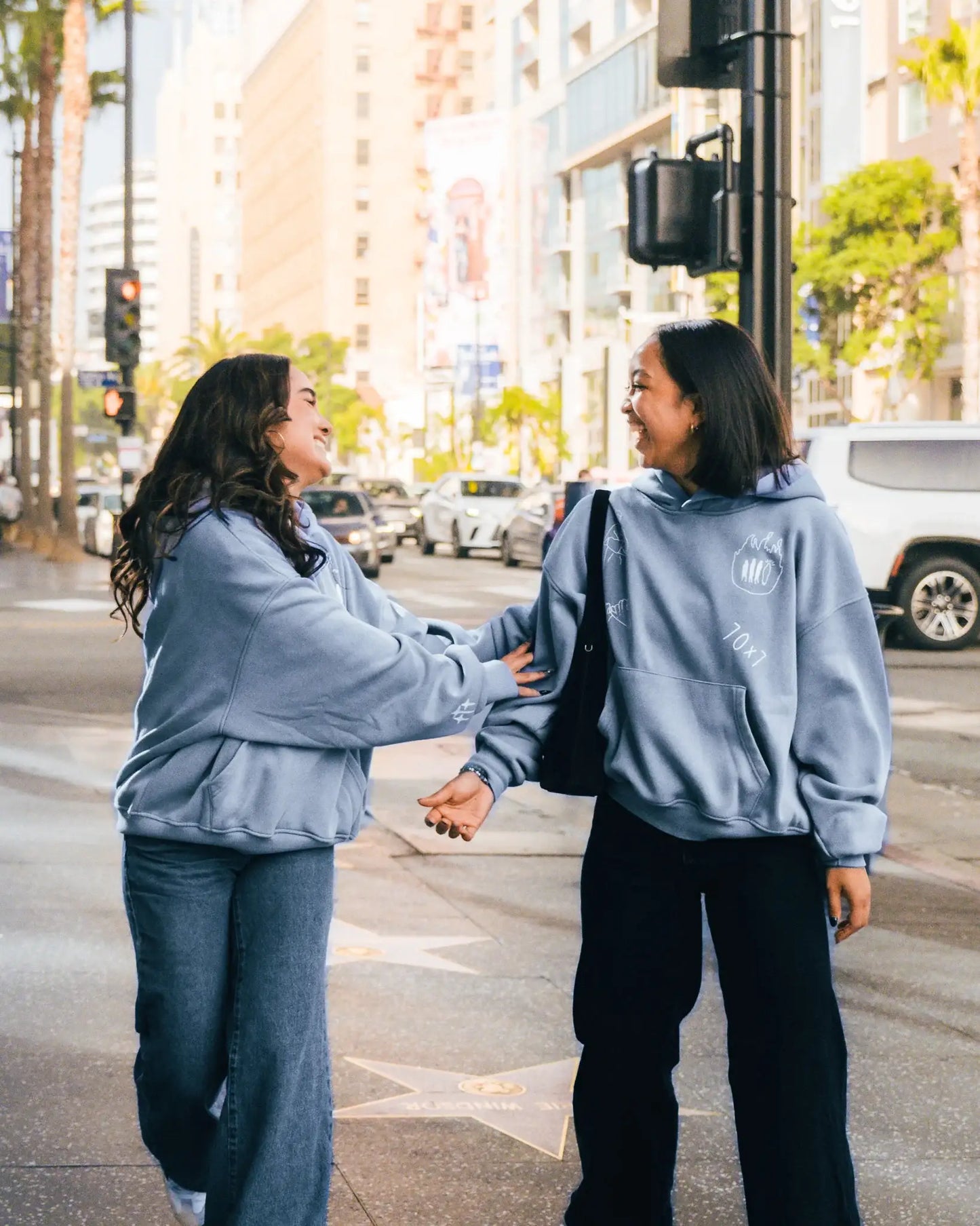 "MY FRIEND JESUS" HOODIE (BABY BLUE)