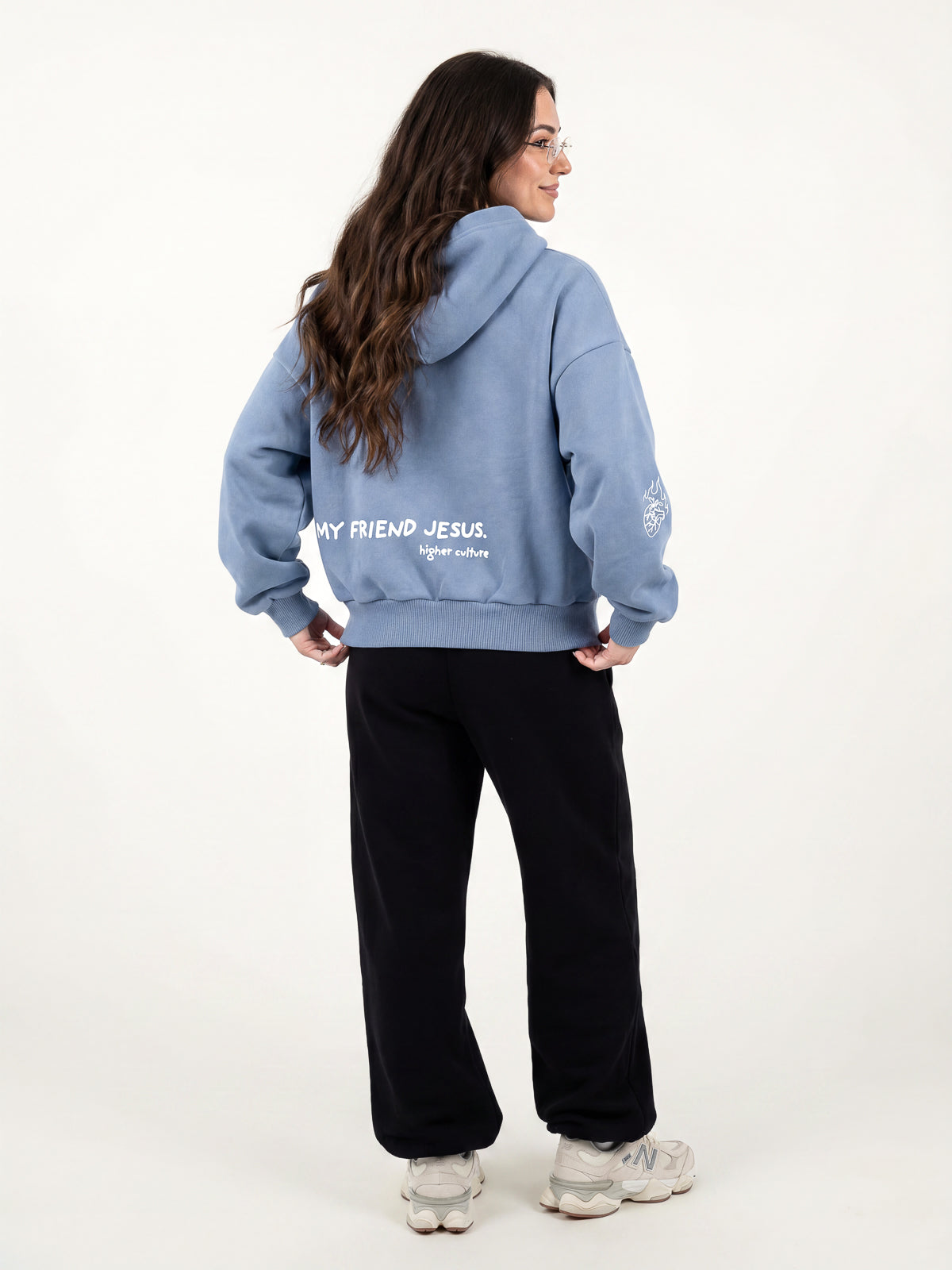 My Friend Jesus / Baby Blue Hoodie