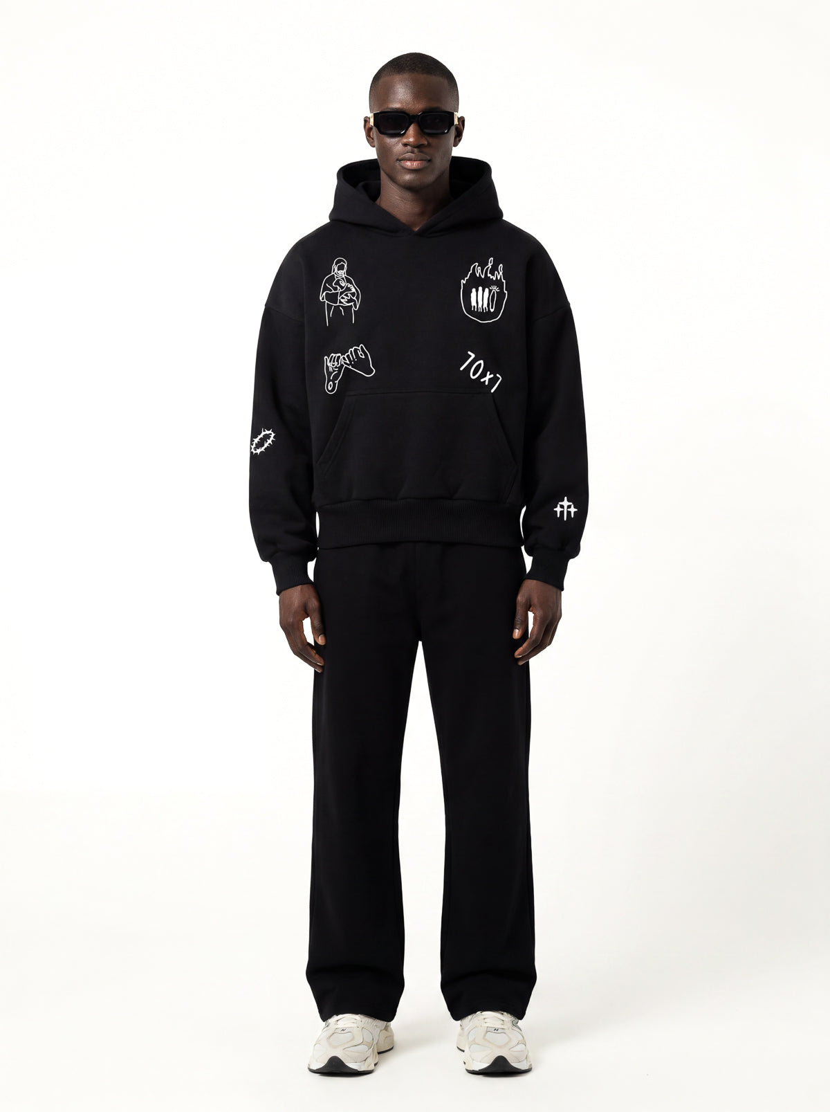 My Friend Jesus / Black Hoodie