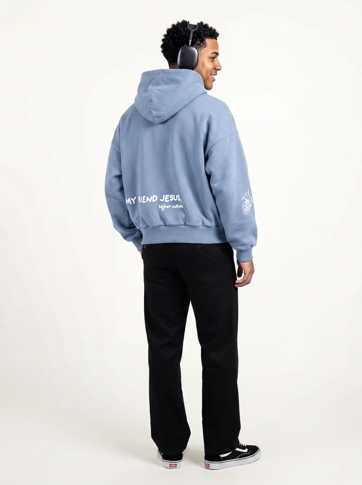 My Friend Jesus / Baby Blue Hoodie