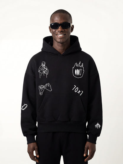 My Friend Jesus / Black Hoodie